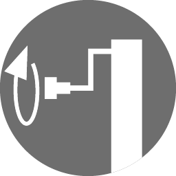 Manivela en el lateral