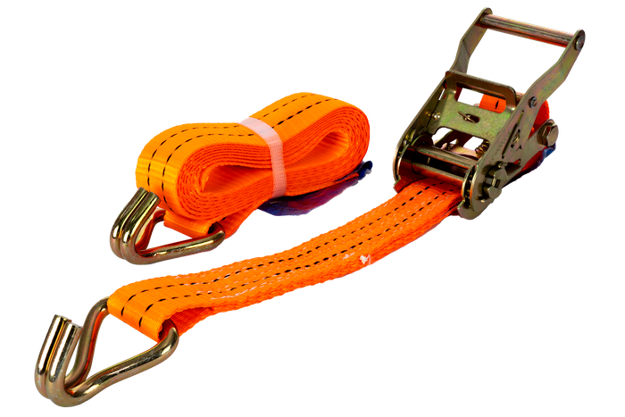 Cinta transportadora UNITRAILER de 3 m/35 mm/2 t de color naranja con tensor