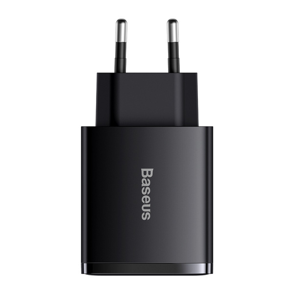 Cargador de pared compacto BASEUS 2xUSB-A, USB-C
