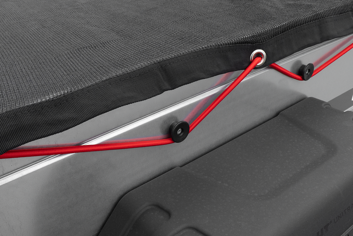 Red de transporte de malla fina AL-KO para asegurar la carga del remolque 250x450cm