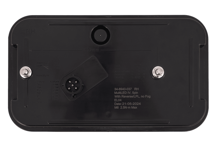 Luz trasera LED ASPÖCK MULTILED IV, 6 funciones, derecha