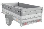 Laterales de aluminio BIS para el remolque UNITRAILER GARDEN 230 KIPP ALU