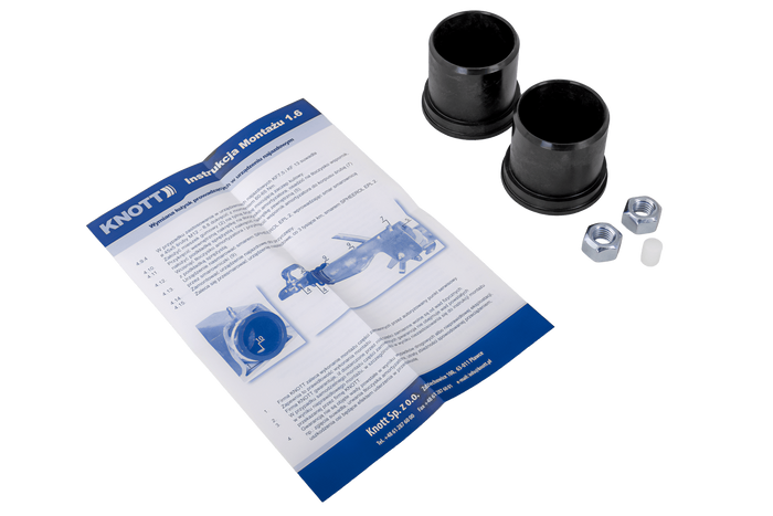 Casquillos deslizantes KNOTT de 44,6 mm para dispositivos de inercia KF13/KF17/KF20