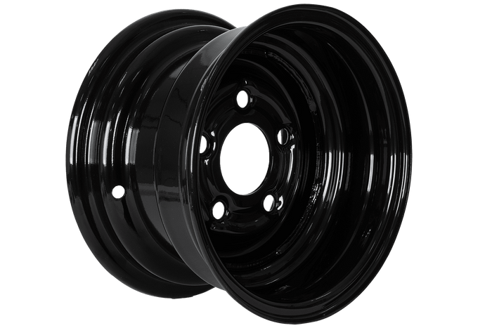 Llanta de acero para remolque UNITRAILER negra 6Jx10"H2 5x112 ET:-4