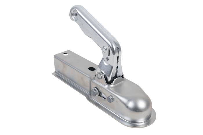 Enganche de bola CHOOYO JD.00.53.008 para remolque de 800 kg con barra de tiro cuadrada de 40 mm