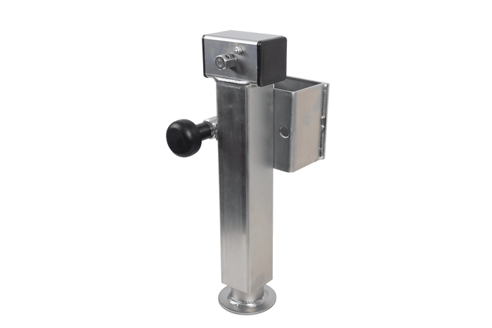 Soporte de manivela extensible UNITRAILER JL2 para remolque de plataforma plana de 1300 kg, 410-645 mm