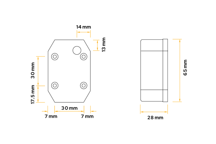 Lámpara de señalización universal ASPÖCK FLEXIPOINT I