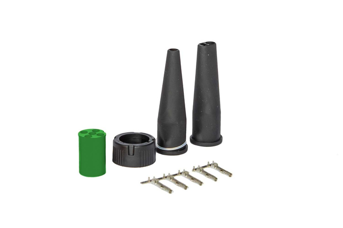 Juego de conectores ASPÖCK para pilotos traseros de remolque bayoneta 5-PIN hembra