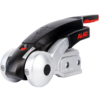 Enganche de bola AL-KO AKS3504 con estabilizador para remolque de 3500kg con lanza tubular de 60mm con protección antirrobo