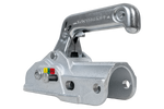 Enganche de bola WINTERHOFF WW 30-K+Z para remolque de 3000 kg con barra de tiro de tubo de 35-51 mm, hierro fundido.