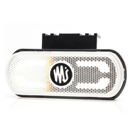 WAŚ W240 1600 LED blanco, luz de señalización universal con soporte