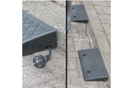 Juego de dos rampas de acceso para vehículos ProPlus 361570, rampas de goma de 7 cm, 3000 kg.