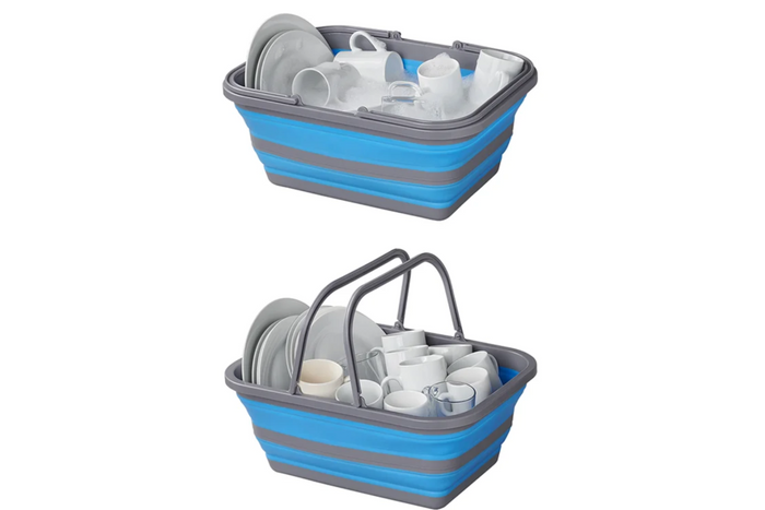 Bol de viaje plegable ProPlus 370303V01, bol de silicona de 16 L