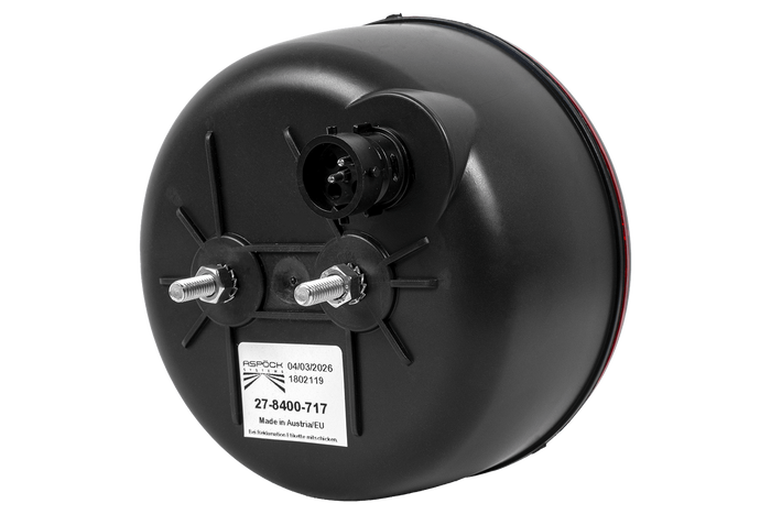 Luz antiniebla trasera LED ASPÖCK con base de bayoneta de 5 pines universal