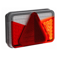 Piloto trasero ASPÖCK MULTILED V de 6 funciones (izquierdo)