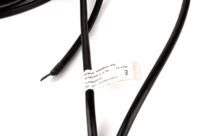 Instalación eléctrica MANTES, arnés para remolque de camión, 5,5 m, enchufe de 13 PIN, 2 bayonetas de 5 PIN