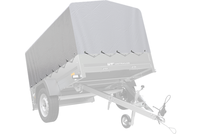 Funda bastidor h-800 lona UNITRAILER para remolque 200x125cm GARDEN 201 KIPP