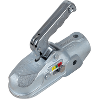 Enganche de bola WINTERHOFF WW 350-RB-K1212 para remolque de 3500 kg con barra de tiro de tubo de 50 mm, hierro fundido.