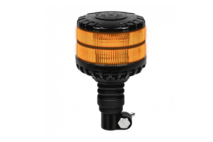 Lámpara de advertencia LED flexible KAMAR X-SPIDER 1, luz intermitente naranja