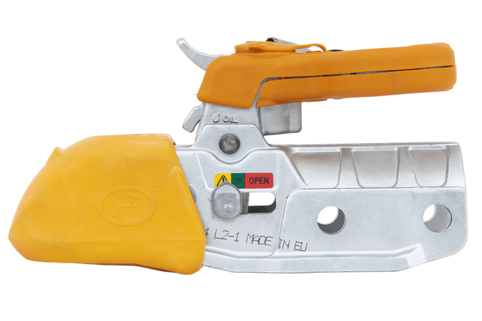 Enganche de bola STEELPRESS BC-3500E-00-02+SD para remolque de 3500 kg con barra de tiro de tubo de fundición de 60,5 mm