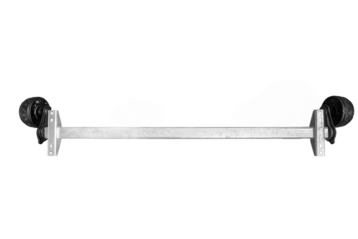 Eje con freno KNOTT VGB13-M para remolque/transportador 1350 kg 1750 mm 2250 mm 5x112