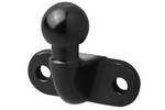 Bola de enganche de remolque ProPlus 341210V01 de 50 mm y 3500 kg, color negro.