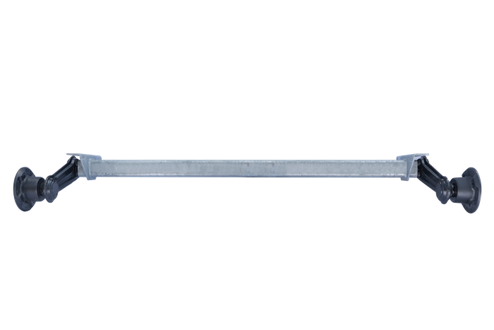 KNOTT VG7-L eje sin freno para remolque 750kg 1125mm 1615mm 4x100