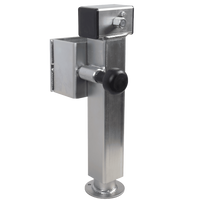Soporte de manivela extensible UNITRAILER JL2 para remolque de plataforma plana de 1300 kg, 410-645 mm
