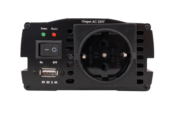 Convertidor de voltaje 24V/230V (600/1200W) KAMAR E1925