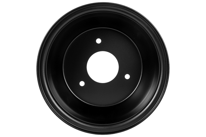 Llanta de acero UNITRAILER negra 4.5ATx7" 3x90 ET:-1.8