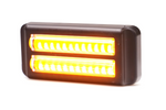 Lámpara de advertencia WAŚ 2469 W284 LED intermitente naranja MAESTRO/ESCLAVO