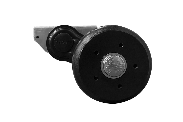 Eje con freno KNOTT VGB13M para remolque/portacoches 1350 kg 1900 mm 2350 mm 5x112