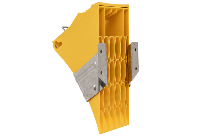 Calzo de rueda G46 con soporte de montaje LOKHEN h: 190 mm