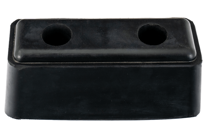 Parachoques de goma / parachoques rectangular 19,5x8x8 cm