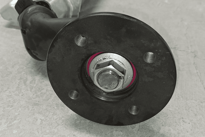 OUTLET AL-KO OPTIMA eje sin freno para remolque 750 kg 1200 mm 1700 mm 4x100