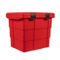 Caja PITBOX DAKEN 86014 para materiales a granel, contenedor para arena y sal de carretera, 655 x 570 x 520 mm, 108,5 l