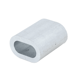 Conector de aluminio para cuerdas DROMET ZLA.8, manguito para cuerdas de 8 mm