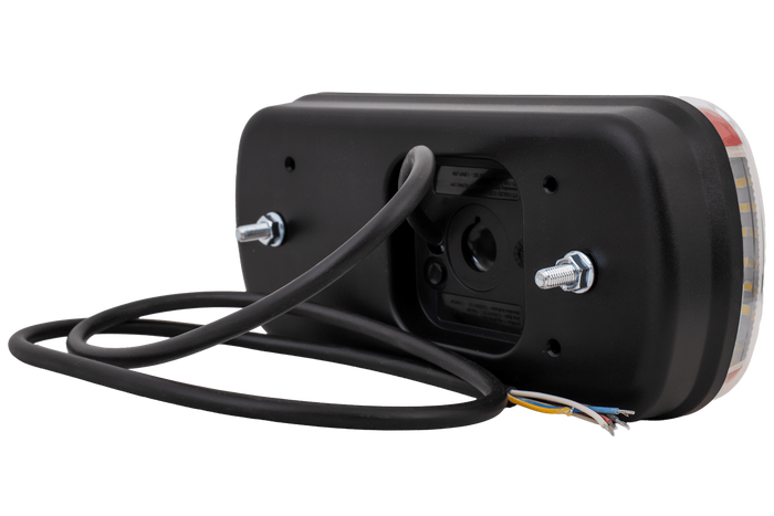 FRISTOM FT-130 COF Piloto trasero LED, 6 funciones, universal