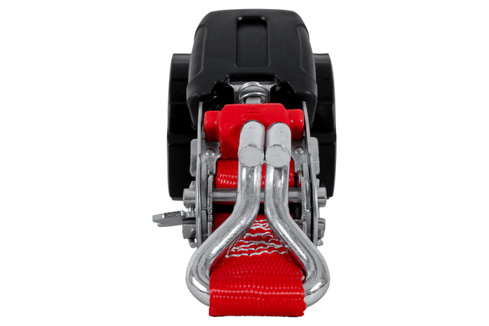 Cinta transportadora retráctil automática FASY de 5 m/25 mm/0,35 t roja