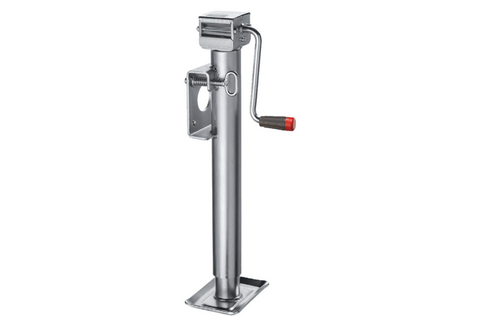Soporte de manivela extensible KNOTT LF3101 para remolque de plataforma plana de 1300 kg, 425-675 mm