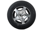Rueda reforzada para remolque KENDA TIRE 165/80 R13C 96/94N ALU RIM STARCO pulido 5Jx13"H2 5x112 ET:30