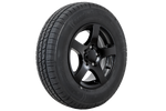 Rueda de remolque reforzada KENDA TIRE 185/80 R14C 104/102N LLANTA DE ALUMINIO STARCO negro 5.5Jx14"H2 5x112 ET:30