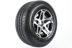 Rueda reforzada para remolque LINGLONG TIRE 195/55 R10C 98/96N ALU UNITRAILER RIM 6Jx10" 5x112 ET:-4