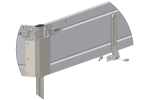 Laterales de aluminio OUTLET BIS H-300 para remolques CARPLATFORM 5121 y UNIPLAT 500/3