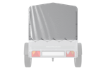 Funda bastidor h-800 lona UNITRAILER para remolque 200x106cm GARDEN 200 KIPP