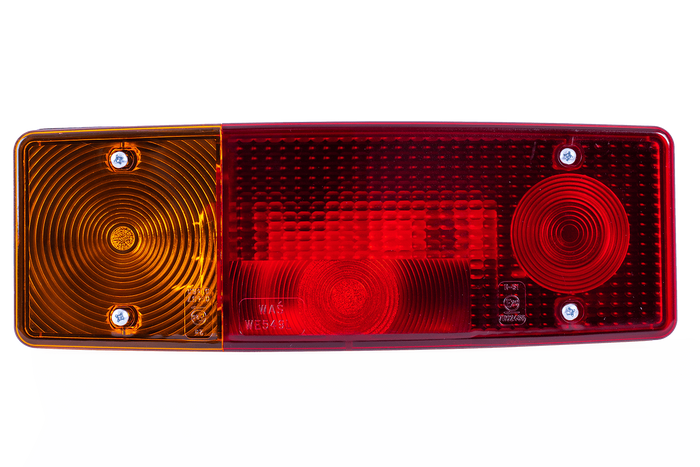 Lámpara trasera WAŚ WE549L 4 funciones izquierda