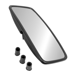 Espejo retrovisor lateral calefactable PLASTEX LR0400E para maquinaria agrícola 407x208mm