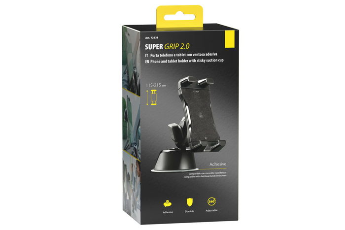 Soporte para teléfono/tableta LAMP Super Grip con ventosa autoadhesiva