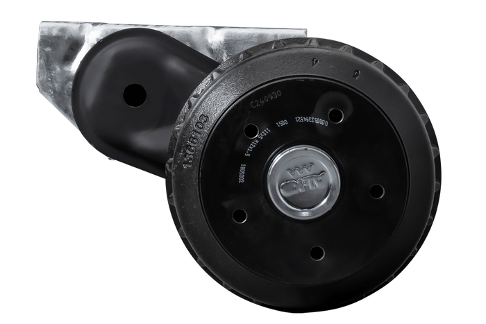 Al-Ko Eje de freno compacto para remolque / grúa 1350kg 1400mm 1850mm 5x112