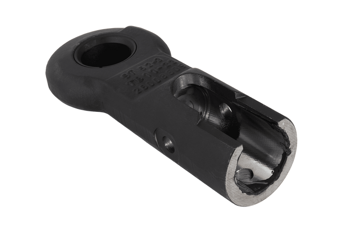 Enganche de ojo KNOTT KK7293S para remolque de 3500 kg con lanza tubular de 45 mm, nuevo modelo